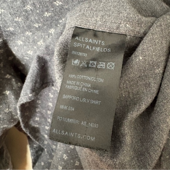 All Saints Button-Down Shirt *Made in Japan* - Picture 10 of 10